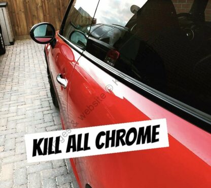 KillAllChrome Belt Line Kit - De Chrome Tape - Image 3