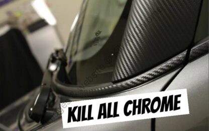 KillAllChrome Belt Line Kit - De Chrome Tape - Image 12