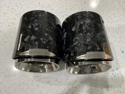 MINI JCW Style Carbon Fibre Exhaust Tips - Gen 3 F54 F55 F56 F60 F57 - Image 13