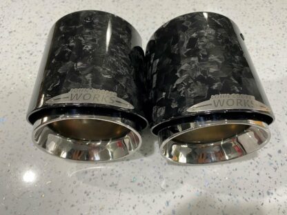 MINI JCW Style Carbon Fibre Exhaust Tips - Gen 3 F54 F55 F56 F60 F57 - Image 12