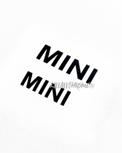 Mini Gen 3 LCI Badge Logo Decal - Font Sticker