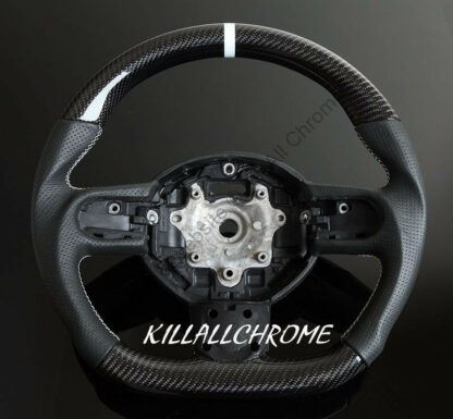 GEN 2  Mini Carbon Fibre Flat Bottom Custom Steering Wheel - R55 R56 R57 R58 R59 - Image 9