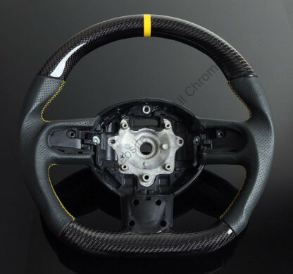 GEN 2  Mini Carbon Fibre Flat Bottom Custom Steering Wheel - R55 R56 R57 R58 R59 - Image 8