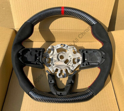 Gen 3 - Carbon Fibre Flat Bottom Custom Steering Wheel - F54 F55 F56 F57 F60 2014 - 2020 - Image 2