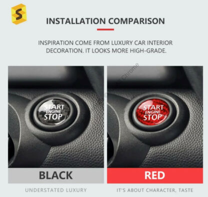 Gen 2 Genuine Carbon Fibre Start Stop Button Cover - R55 R56 R57 R58 R59 R60 R61 - Image 3