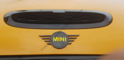 Genuine Mini Facelift LCI Gloss Black Badge Replacements - Front + Rear F55 F56 F57 - Image 3