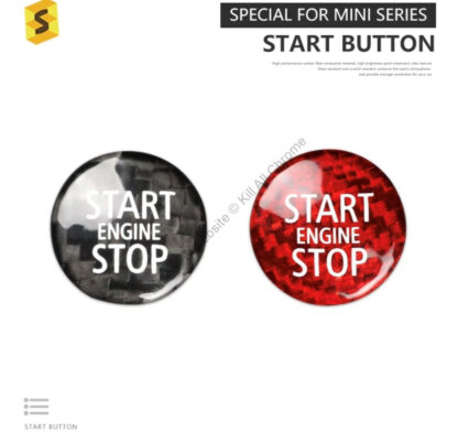 Gen 2 Genuine Carbon Fibre Start Stop Button Cover - R55 R56 R57 R58 R59 R60 R61 - Image 2