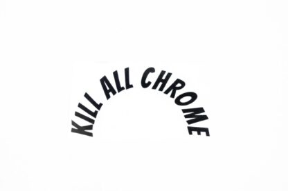 Rear Wiper Decal - Kill All Chrome