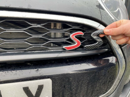 MINI S Cover - Gen 3 F54 F55 F56 F57 F60 - Front Grill Badge - Cooper S Front Grill Badge - Image 5