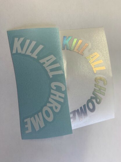 Rear Wiper Decal - Kill All Chrome - Image 2