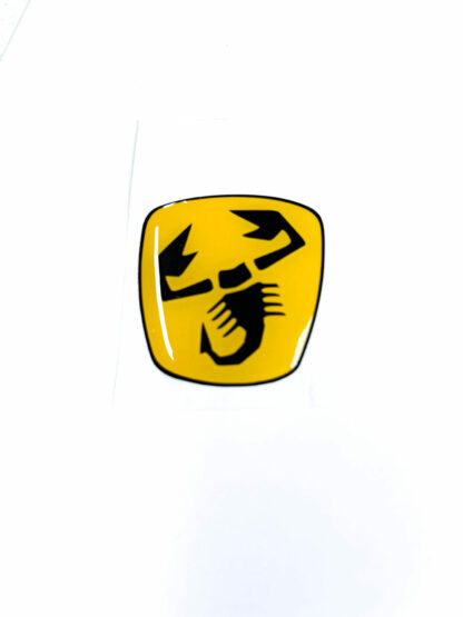 Abarth Steering Wheel Gel Badge Overlay - Image 5