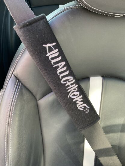 KillAllChrome Seat Belt Pads - Fits ALL Cars - Image 4