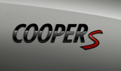 Genuine Mini Gloss Black Cooper S / SD Replacement Badge - Image 2