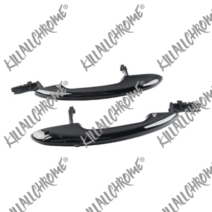 Genuine Mini Piano Black Both Front Door Handles - Comfort Access - RHD