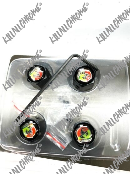 Abarth Anti Theft Dust Caps - Image 3