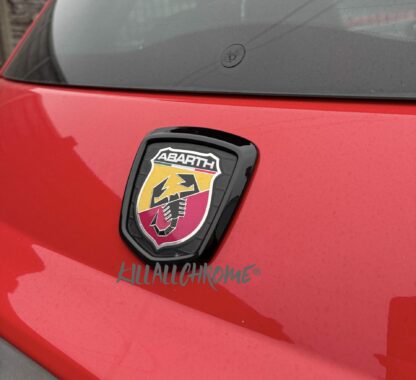 Rear Badge Cover Abarth - Logo Frame 500 595 695 - Image 21