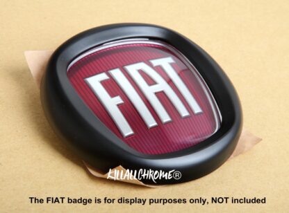 Rear Badge Cover Fiat 500 - Logo Frame - Image 4