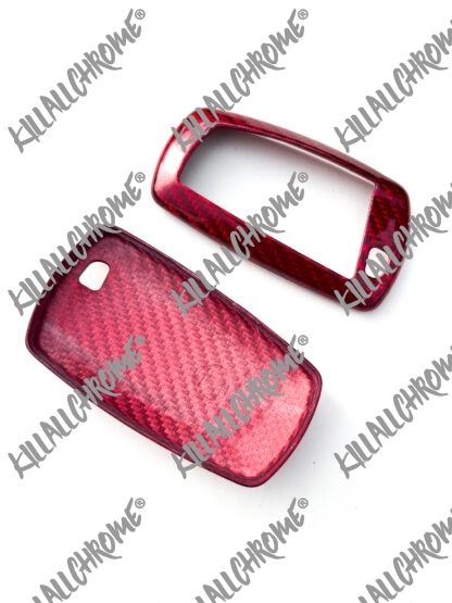 BMW -  Red Genuine Carbon Key Cover BMW 2015 + - Image 3