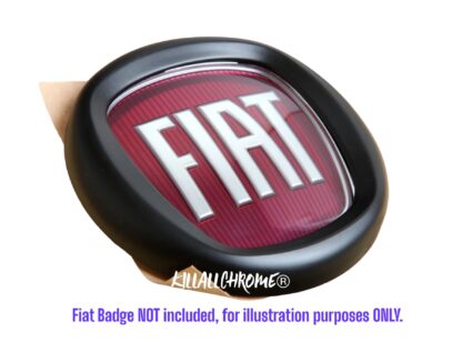 Rear Badge Cover Fiat 500 - Logo Frame - Image 6