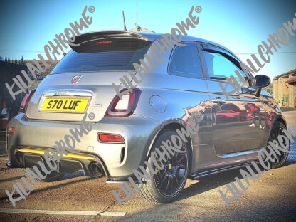 Abarth 500 / 595 Series 3 / Series 4 Side Skirt Splitters - TRC - Image 4