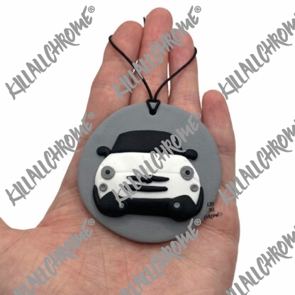 Hand Made Clay Abarth - Black + White