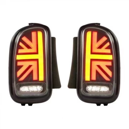 R55 MINI Clubman Black Union Jack Tail Lights 2007-2014 Red or Black Smoked - Image 5