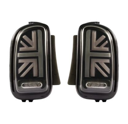 R55 MINI Clubman Black Union Jack Tail Lights 2007-2014 Red or Black Smoked