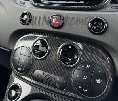 Abarth Fiat 500 AC Heater Control Cover ( Digital ) - Genuine Carbon Fibre - Image 14