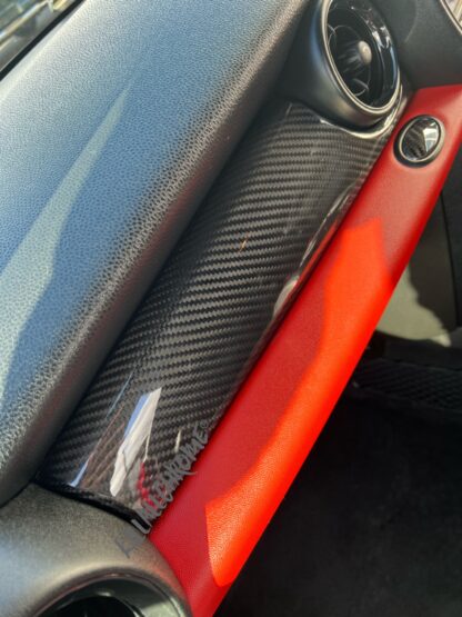 MINI Genuine Carbon Fibre Dash Covers - RHD - R55 R56 R57 R58 R59 Dashboard - Image 10