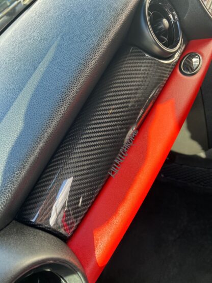 MINI Genuine Carbon Fibre Dash Covers - RHD - R55 R56 R57 R58 R59 Dashboard - Image 9