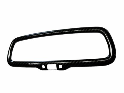 Abarth 500 124 Carbon Look Rear View Interior Mirror Cover - Image 3