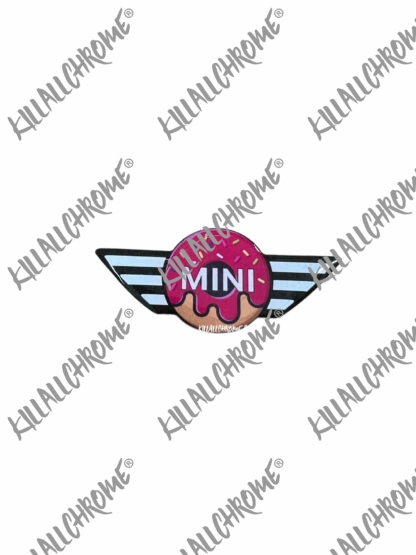 MINI Steering Wheel Badge Gel Sticker - Doughnut