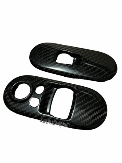 MINI F56 - Door Switch Window Control Covers MINI One Cooper S - Genuine Carbon