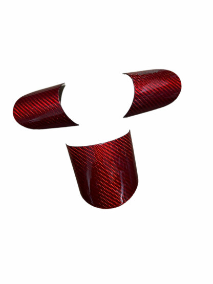 Mini Gen 1 Steering Wheel Spoke Covers - R50 R52 R53 - Genuine Carbon Fibre - Image 3