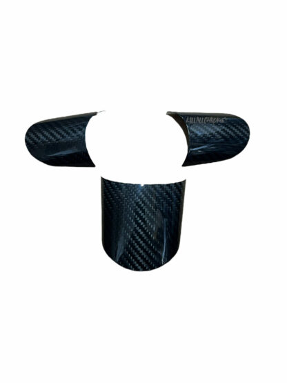 Mini Gen 1 Steering Wheel Spoke Covers - R50 R52 R53 - Genuine Carbon Fibre