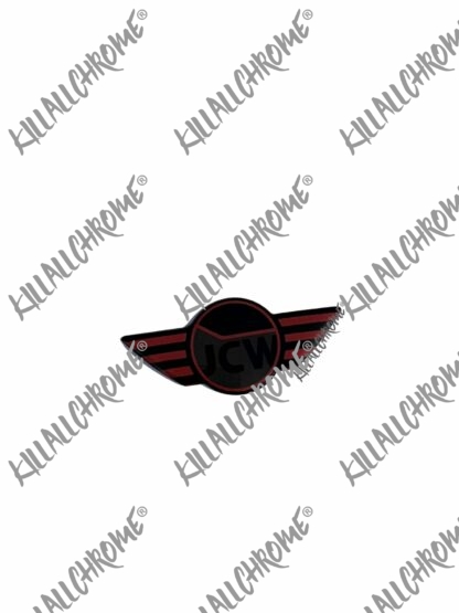 MINI Steering Wheel Badge Gel Sticker - JCW Logo - Fits ALL MINIs