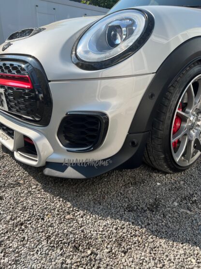 Gen 3 F56 F57 Mini Cooper S JCW GP3 Style Front Corner Splitters 2014 - 2020 John Cooper Works - Image 5