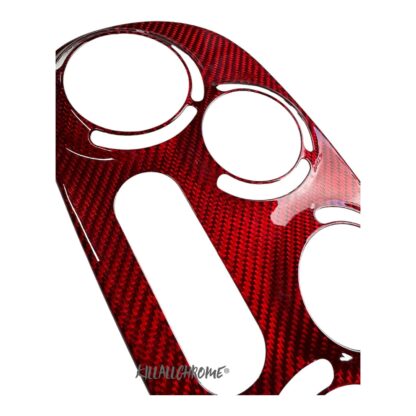 Abarth Fiat 500 AC Heater Control Cover ( Manual ) - Genuine Carbon Fibre - Image 6