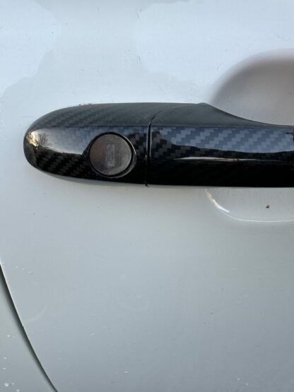 Door Handle Covers for Abarth / Fiat 500 / 595 Genuine Carbon Fibre - Image 11