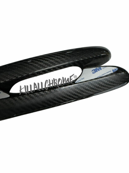 Door Handle Covers for Abarth / Fiat 500 / 595 Genuine Carbon Fibre - Image 4