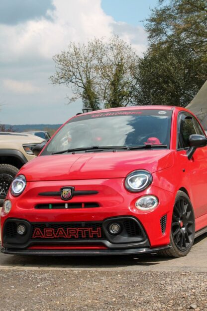 Angry Evil Eyes Covers - Fiat 500 Abarth 595 - Genuine Carbon Fibre - Image 6