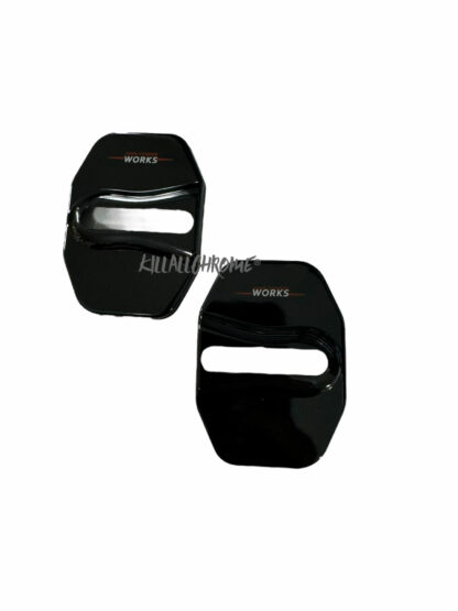 MINI Door Latch Covers - (Pair) - JCW Gloss Black - Image 2