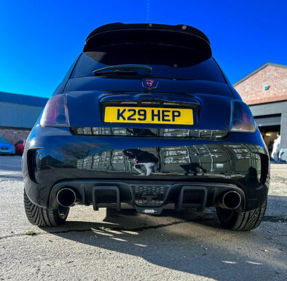 Fiat 500 Abarth Series 3 Rear Diffuser Add ons + Rain Light - TRC - Image 2