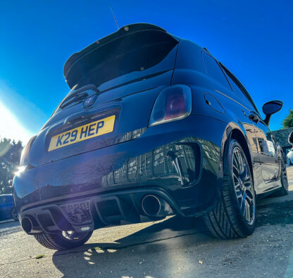 Fiat 500 Abarth Series 3 Rear Diffuser Add ons + Rain Light - TRC - Image 4