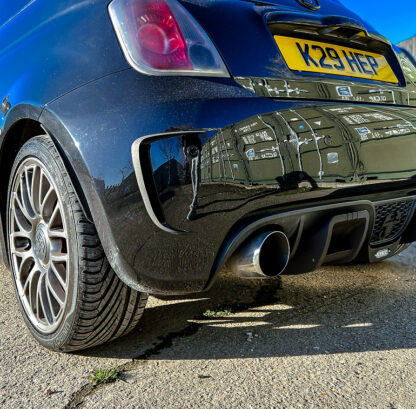 Fiat 500 Abarth Series 3 Rear Vent Extensions - TRC - Image 2