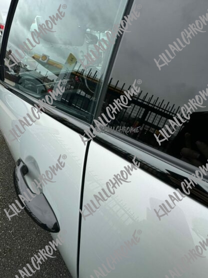 MINI F56 Stick On Black Chrome Strips for Belt Line 2014-2023 - Image 3