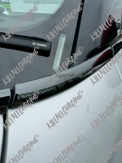 MINI F56 Stick On Black Chrome Strips for Belt Line 2014-2023 - Image 5