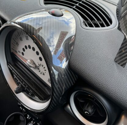 MINI Centre Dashboard Console Cover Genuine Carbon Fibre R55 R56 R57 R58 R59 - Image 8