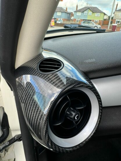 MINI Genuine Carbon Fibre Air Vent Pod Covers R55 R56 R57 R58 R59 - Image 5