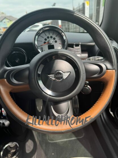 Mini Gen 2 Steering Wheel Spoke Covers Gloss Black, Carbon Look, Matt Black R55 R56 R57 R58 R59 R60 R61 - Image 9